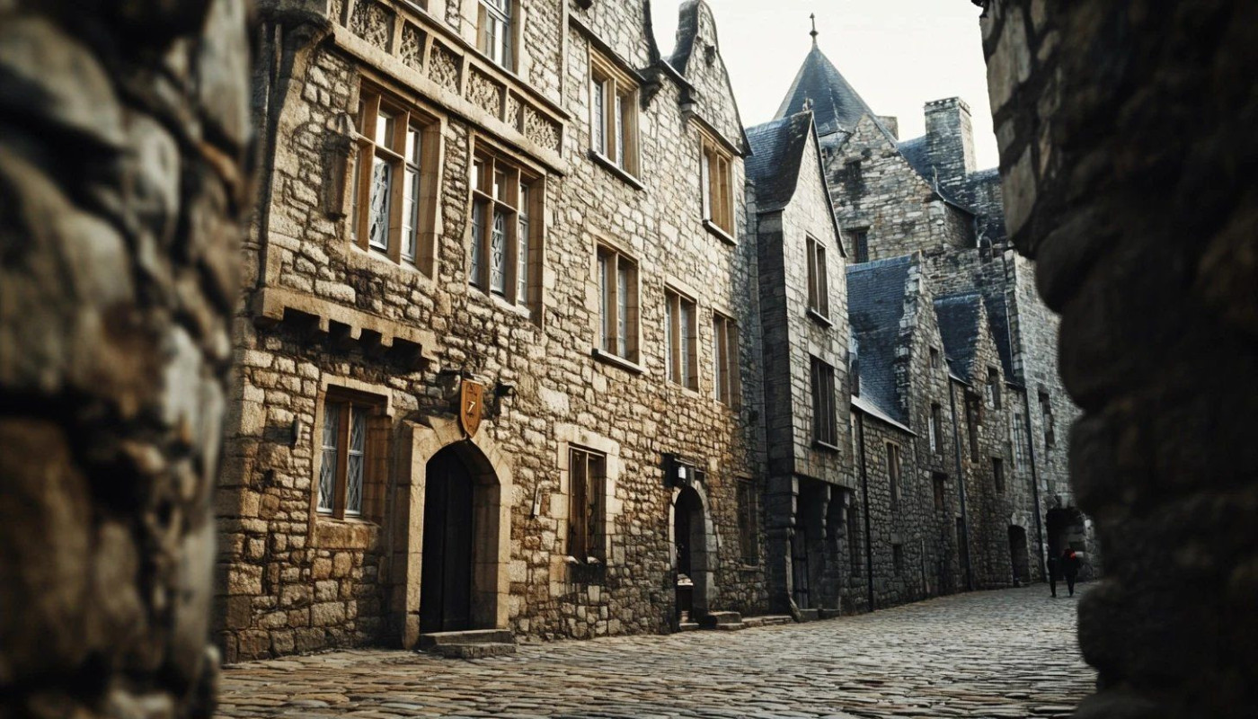Exploration du patrimoine et de l'art à une ville historique bretonne